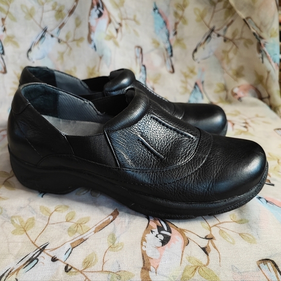 Dansko Professional Black Ribbed Work Shoes Women's Size 8 EUR 38 PreLoved Used - Picture 6 of 12